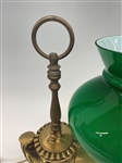 Style of Wild and Wessel Harvard Student Lamp in Brass