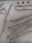 Group of Early Rhinestone Costume Jewelry
