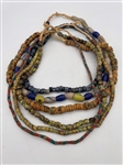(6) Stone Necklaces on Twine