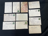 (11) Turn of the Century Halloween Post Cards