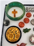 Group of Miscellaneous Costume Jewelry and Trinkets