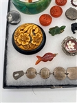 Group of Miscellaneous Costume Jewelry and Trinkets