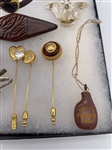 Group of Miscellaneous Costume Jewelry and Trinkets