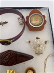 Group of Miscellaneous Costume Jewelry and Trinkets
