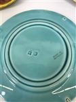 (3) Majolica Plates