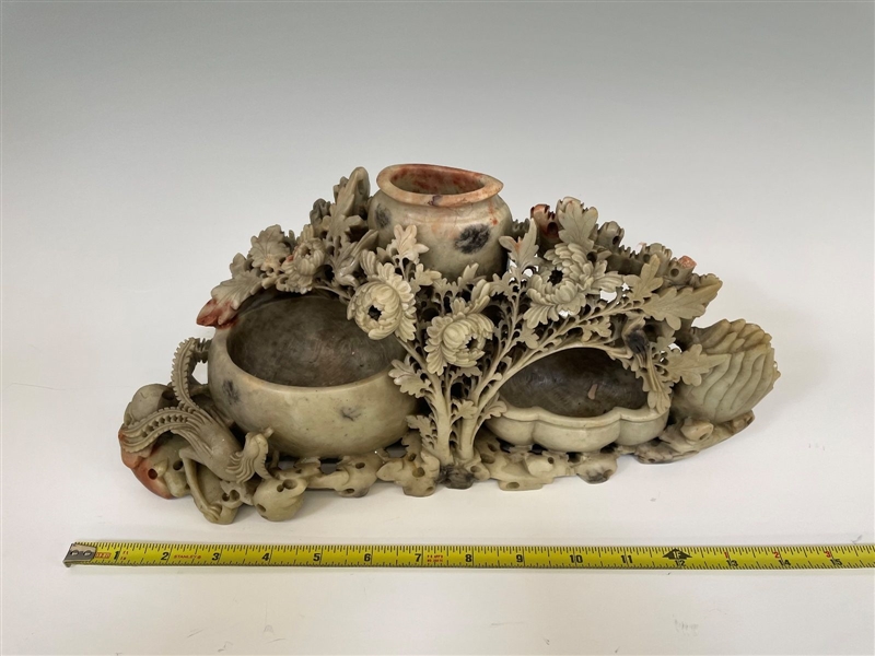 Large Soapstone Carving 