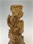 Large Soapstone Carving On Stand