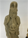 (2) Pieces of Asian Soapstone Figurines