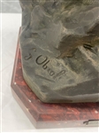 Spelter Sculpture After Gustavo Obiols Diane Chasseresse