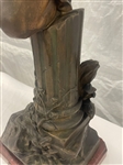 Spelter Sculpture After Gustavo Obiols Diane Chasseresse