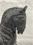 Spelter Composite Sculpture Horse For Alvear After Emile Antoine Bourdelle