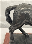 Spelter Composite Sculpture Horse For Alvear After Emile Antoine Bourdelle