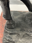Spelter Composite Sculpture Horse For Alvear After Emile Antoine Bourdelle