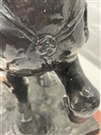 Spelter Composite Sculpture Horse For Alvear After Emile Antoine Bourdelle