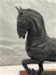 Spelter Composite Sculpture Horse For Alvear After Emile Antoine Bourdelle