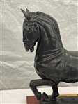 Spelter Composite Sculpture Horse For Alvear After Emile Antoine Bourdelle