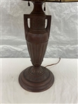 Tulip Slag Glass Eight Panel Table Lamp 