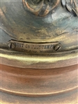 After Auguste Moreau Figural Spelter Lamp Nuit de Printemps or Spring Night