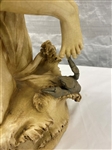 Teplitz Austria Sculpture Fisher Boy 