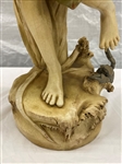 Teplitz Austria Sculpture Fisher Boy 