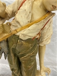 Teplitz Austria Sculpture Fisher Boy 