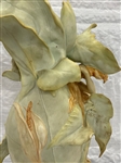 Art Nouveau Sculpture Fairies With Flowing Leaves Vase
