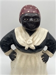 Cast Iron Mammy Door Stop Figurine