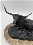 After Charles M. Russell Bronze Longhorn