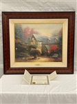 Thomas Kinkade Lithograph on Canvas