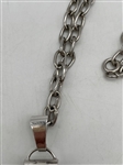 Sterling Silver Cross and Necklace Signed Wells