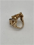 14k Gold and Diamond Branch Ring 