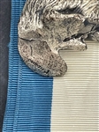 Sterling Silver Boy Scouts Beaver With Ribbon