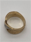 10k Gold and Diamonds Chunky Band