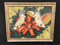 Watercolor by Bill Seay for Turner Co. Cockatoos
