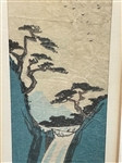 Hiroshige Framed Woodblock