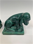 Pair of Rookwood Dog Book Ends