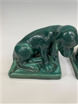 Pair of Rookwood Dog Book Ends