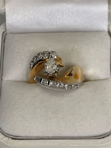 14k Gold Diamond Ring