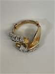 14k Gold Diamond Ring