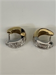 14k Gold and Diamond Earrings