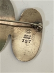 Georg Jensen Sterling Silver Modernist Brooch
