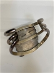 Nelson Emerson Sterling and Turquoise Large Cuff Bracelet