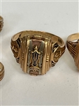 (5) 10k Gold Class Rings
