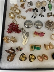 (50) Pairs of Costume Jewelry Earrings