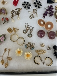 (50) Pairs of Costume Jewelry Earrings