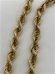 14k Gold Rope Necklace