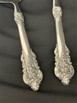 (4) Wallace Sterling Handled Grand Baroque Serving Pieces