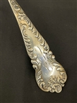 Unusual Sterling Silver Scalloped Bowl Punch Ladle