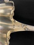 Unusual Sterling Silver Scalloped Bowl Punch Ladle