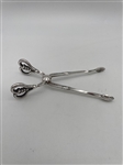 Georg Jensen Sterling Silver Sugar Tongs Heart Handles